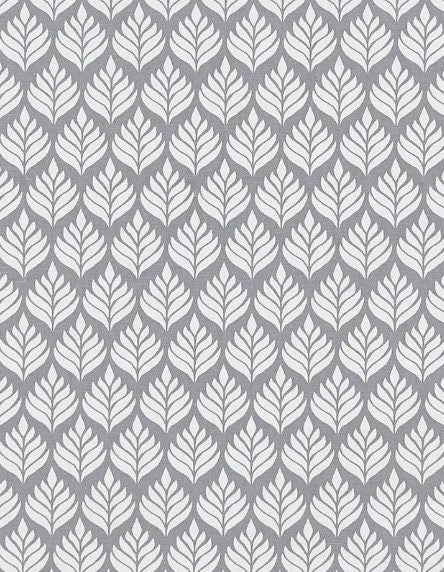 Elise Leaf Smoke Grey Cushion Cover , Leaves Grey Cushion Cover , Throw Pillow , Scatter Cushions , Cushion Cover UK