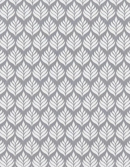 Elise Leaf Smoke Grey Cushion Cover , Leaves Grey Cushion Cover , Throw Pillow , Scatter Cushions , Cushion Cover UK