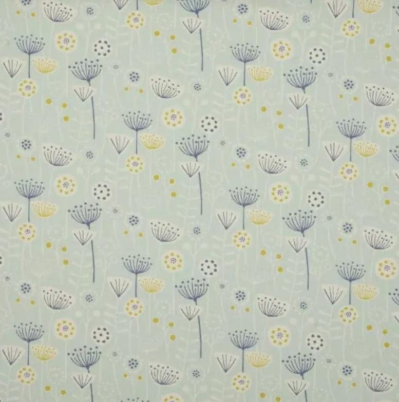 Scandi Floral Bergen Seafoam Table Runner