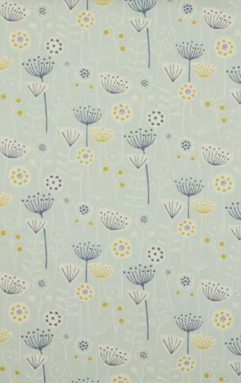Scandi Floral Bergen Seafoam Table Runner