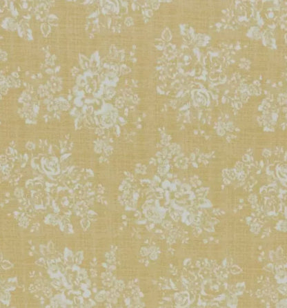 Cath Kidston Washed Rose Cushion Cover , Ochre Yellow Vintage Throw Pillow , Handmade UK