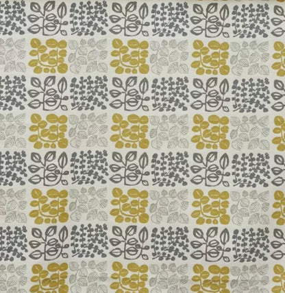 Leaves Leaf Cushion Cover , Saffron Yellow Grey Cushion Cover , Throw Pillow , Scatter Cushions , Cushion Cover UK