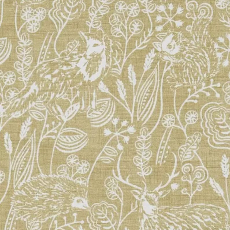 Westleton Woodlands Ochre Yellow Cushion Cover , Throw Pillow , Scatter Cushions , Cushion Cover UK