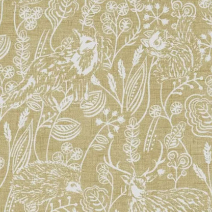 Westleton Woodlands Ochre Yellow Cushion Cover , Throw Pillow , Scatter Cushions , Cushion Cover UK