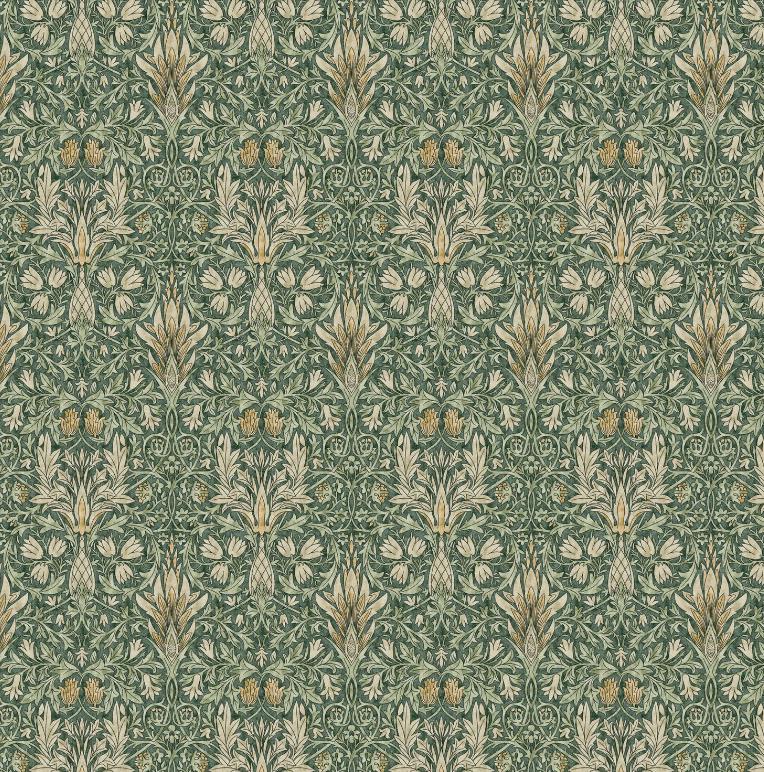 William Morris Snakeshead Forest Green Cushion Cover , Floral Throw Pillow , Handmade UK