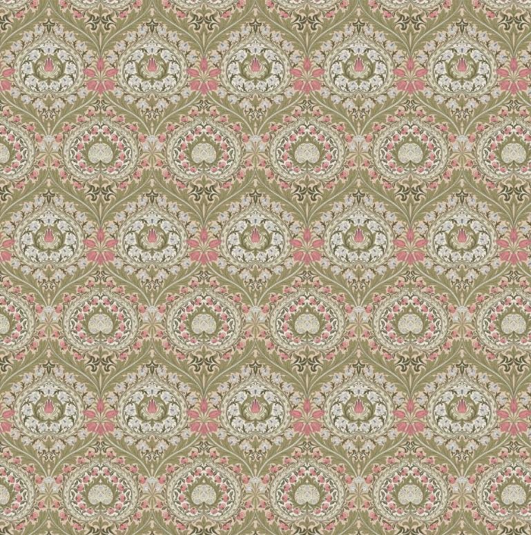 William Morris Eden Rose Cushion Cover , Floral Pink Throw Pillow , Handmade UK