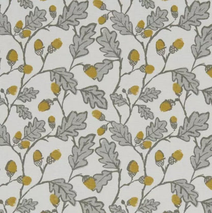 Acorn Trail Table Runner , Acorn Yellow Grey White Table Runner , Table Decoration , Autumn Table Runner , Various Size