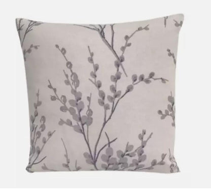 Laura Ashley Pussy Willow Cushion Cover, Off White Pale Iris Purple Cushion Cover, Throw Pillow , Scatter Cushions , Cushion Cover UK