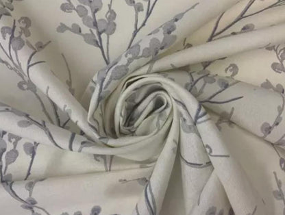 Laura Ashley Pussy Willow Cushion Cover, Off White Pale Iris Purple Cushion Cover, Throw Pillow , Scatter Cushions , Cushion Cover UK