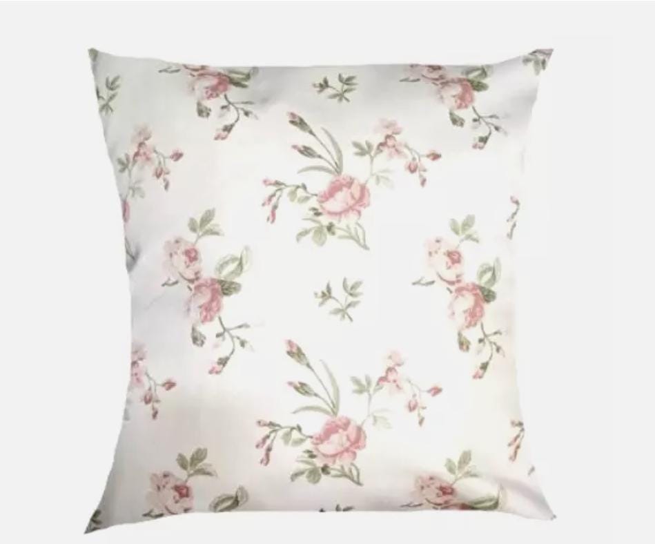 Pink Rose Floral Cushion Cover , Vintage Rose Cushion Cover , Throw Pillow , Scatter Cushions , Cushion Cover UK