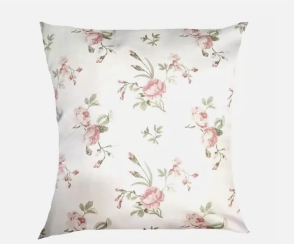Pink Rose Floral Cushion Cover , Vintage Rose Cushion Cover , Throw Pillow , Scatter Cushions , Cushion Cover UK