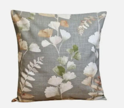 Eucalyptus Floral Cushion Cover , Teatime Sage Green Cushion Cover , Throw Pillow , Scatter Cushions , Cushion Cover UK