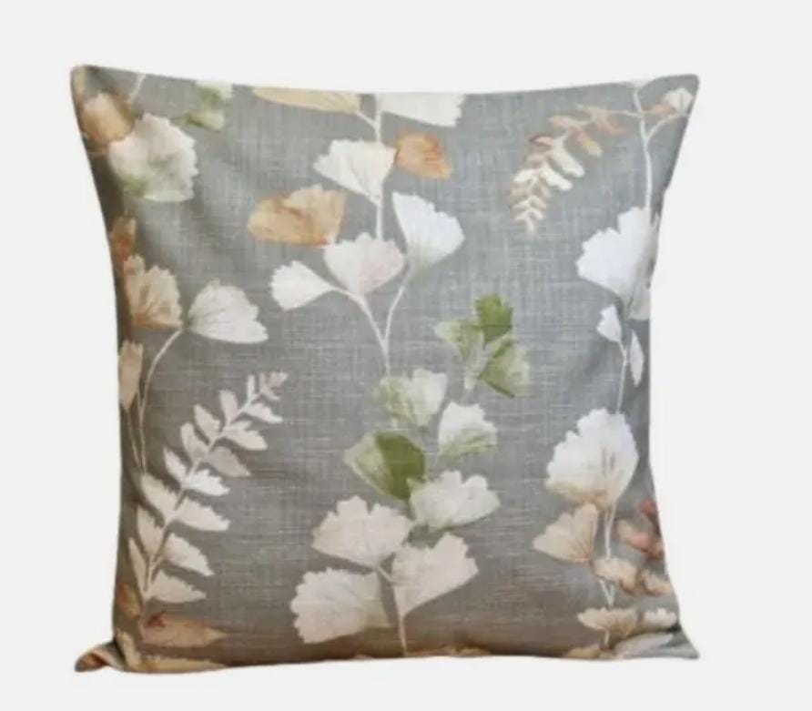 Eucalyptus Floral Cushion Cover , Teatime Sage Green Cushion Cover , Throw Pillow , Scatter Cushions , Cushion Cover UK