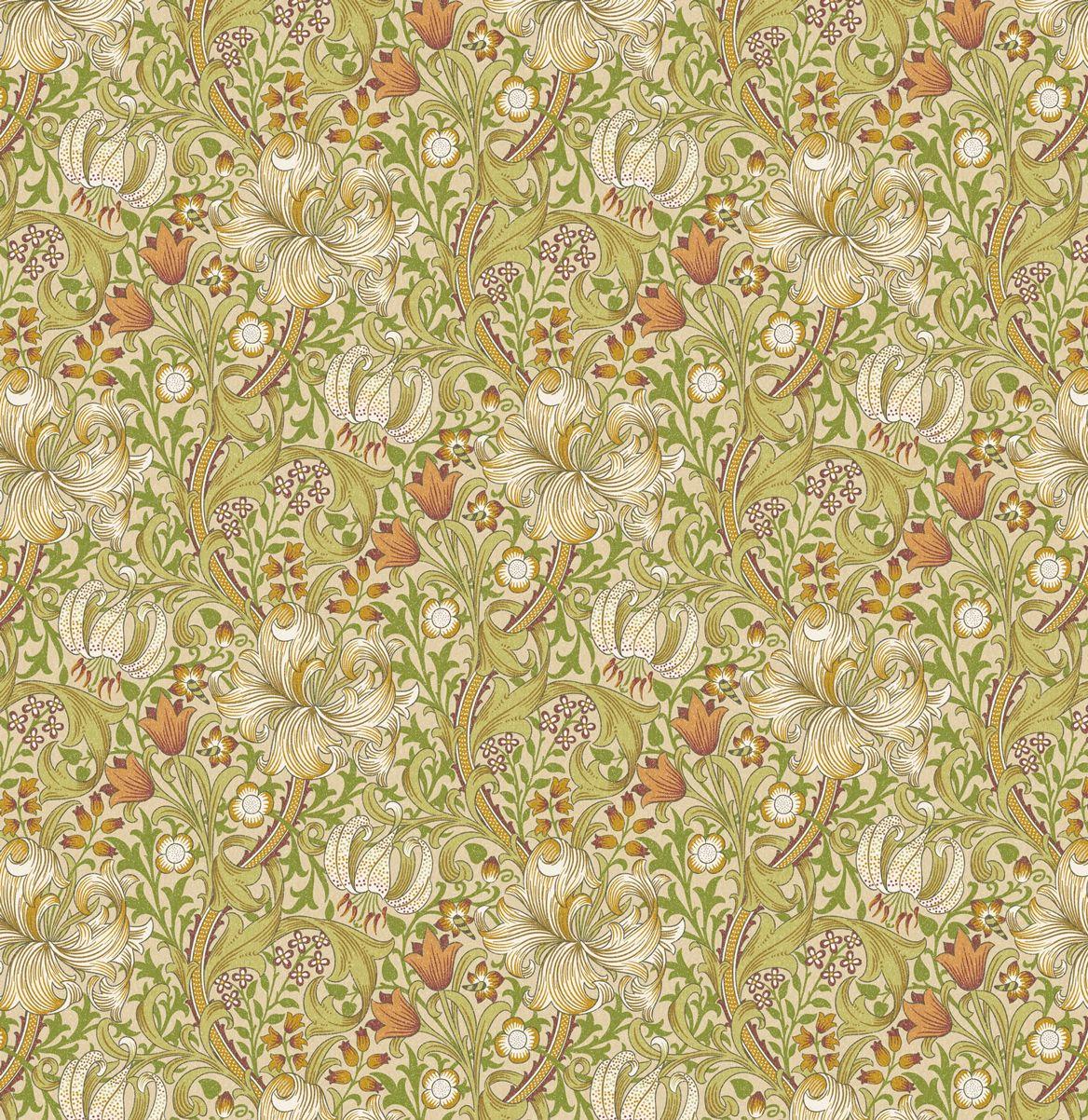 William Morris Cotton Tablecloth , Golden Lily Tablecloth , Floral Tablecloth , Round Tablecloth , Square Tablecloth , Tablecloth UK