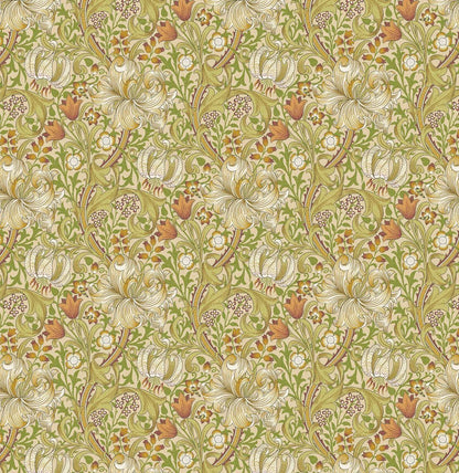William Morris Cotton Tablecloth , Golden Lily Tablecloth , Floral Tablecloth , Round Tablecloth , Square Tablecloth , Tablecloth UK