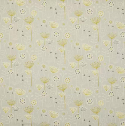 Scandi Floral Table Runner, Bergen Grey Cotton Tablecloth, Various Sizes