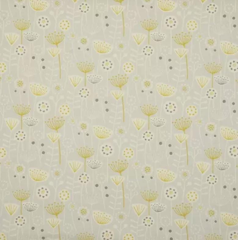 Scandi Floral Table Runner, Bergen Grey Cotton Tablecloth, Various Sizes
