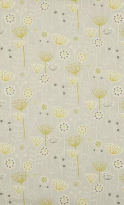 Scandi Floral Table Runner, Bergen Grey Cotton Tablecloth, Various Sizes