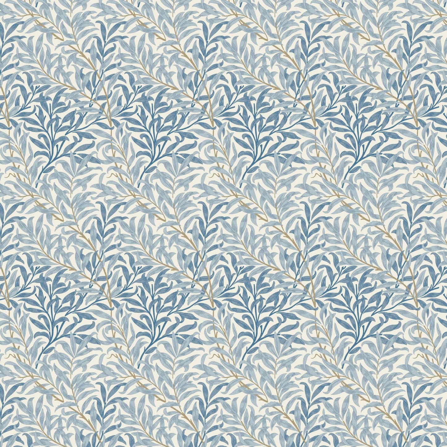 William Morris Willow Bough Azure Blue Cushion Cover , Leaf Leaf Throw Pillow , Handmade UK