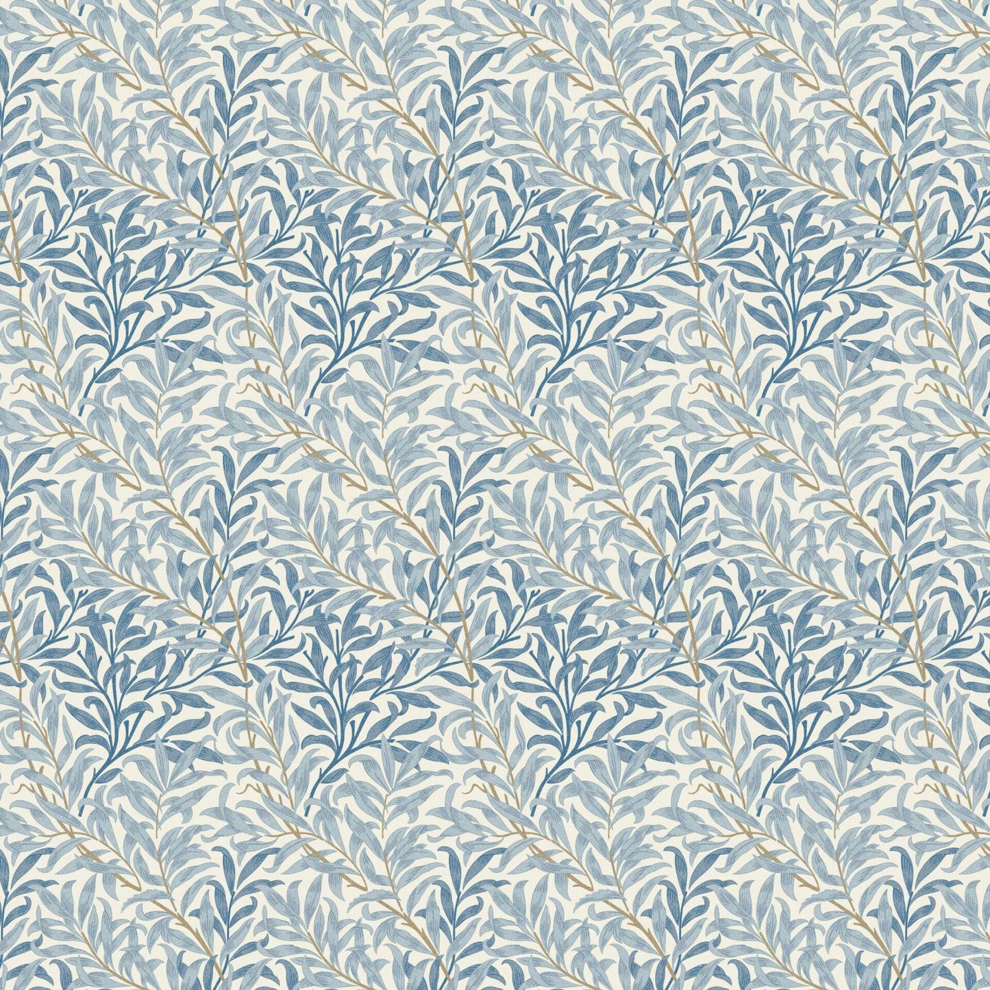 William Morris Willow Bough Azure Blue Cushion Cover , Leaf Leaf Throw Pillow , Handmade UK
