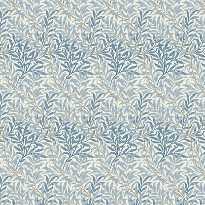 William Morris Willow Bough Azure Blue Cushion Cover , Leaf Leaf Throw Pillow , Handmade UK