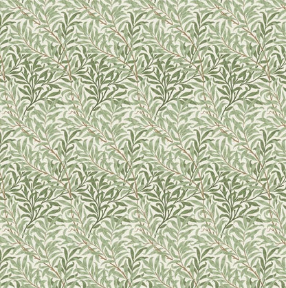 William Morris Cushion Cover Willow Bough Sage Green, Leaf Leaves Throw Pillow, Handmade UK