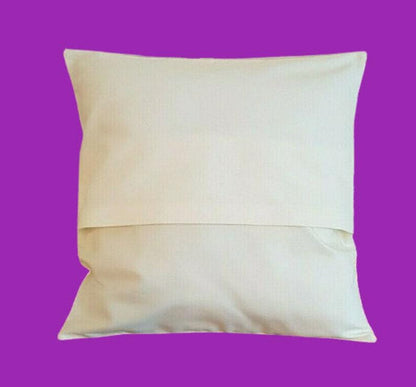 Baa Baa Sheep Cushion Cover , Lavender Purple Natural Cushion Cover , Sheep Cushion Cover , Scatter Cushions , Cushion Cover UK