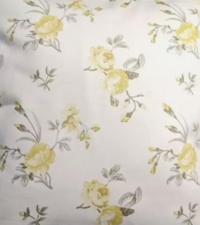 Yellow Rose Floral Cushion Cover , Vintage Rose Cushion Cover , Throw Pillow , Scatter Cushions , Cushion Cover UK