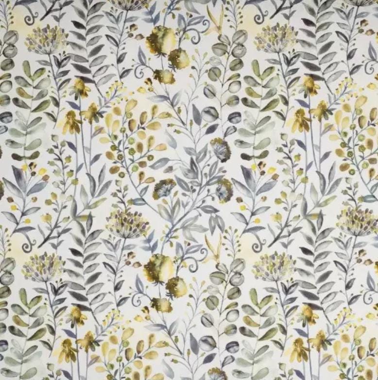 Wildflower Floral Cushion Cover , Ashley Wilde Whitwell Buttercup Pillow Cover , Handmade UK
