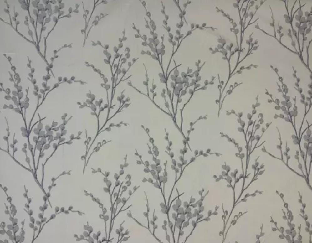 Laura Ashley Pussy Willow Cushion Cover, Off White Pale Iris Purple Cushion Cover, Throw Pillow , Scatter Cushions , Cushion Cover UK