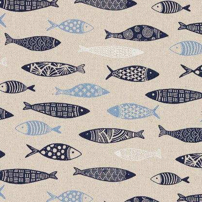 Round Sardine Fish Tablecloth , Abstract Fish Tablecloth Tablecloth , Oval Tablecloth , Rectangle Square Tablecloth UK
