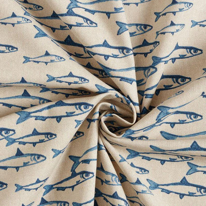 Abstract Fish Cushion Cover , Sardine Cushion Cover , Scandi Fish Cushion Cover , Throw Pillow , Scatter Cushions , Cushion Cover UK
