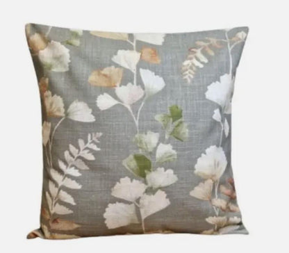 Eucalyptus Floral Cushion Cover , Teatime Sage Green Cushion Cover , Throw Pillow , Scatter Cushions , Cushion Cover UK