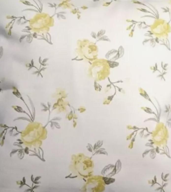 Yellow Rose Floral Cushion Cover , Vintage Rose Cushion Cover , Throw Pillow , Scatter Cushions , Cushion Cover UK