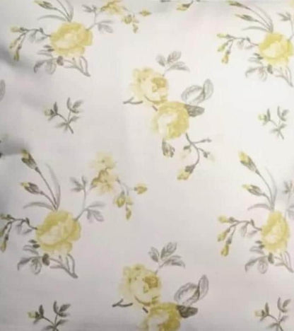 Yellow Rose Floral Cushion Cover , Vintage Rose Cushion Cover , Throw Pillow , Scatter Cushions , Cushion Cover UK