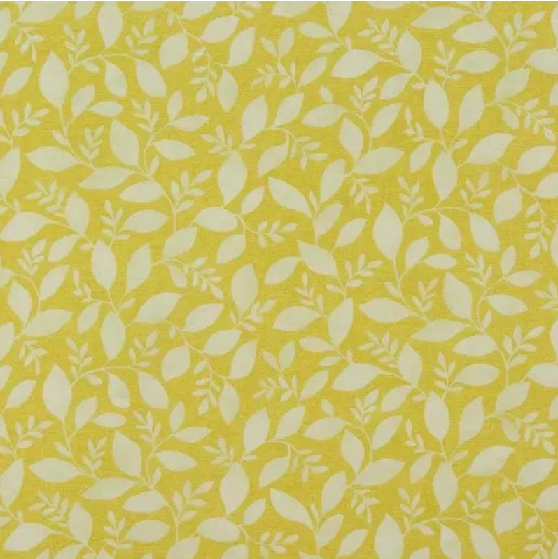 Rene Pale Yellow Leaf Cushion Cover , Leaves Cushion Cover , Throw Pillow , Scatter Cushions , Cushion Cover UK