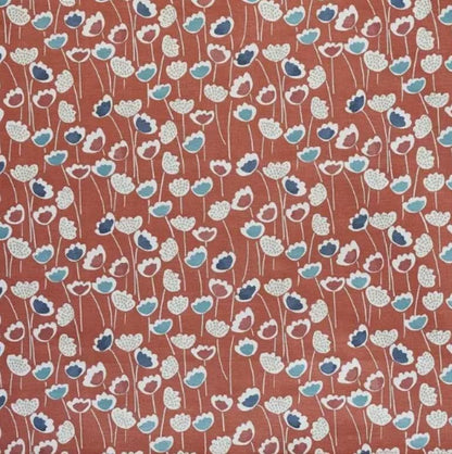 Scandi Floral Tulip Cushion Cover , Meeko Clara Coral Reef Red Floral Cushion Cover , Throw Pillow , Scatter Cushions , Cushion Cover UK