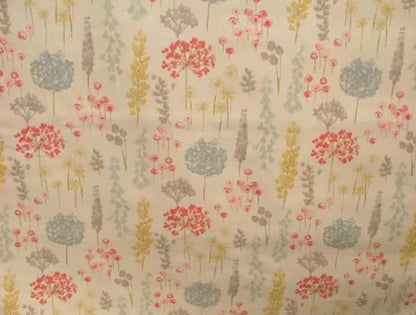 Wildflowers Cushion Cover , Dandelion Floral Red Orange Cushion Cover , Throw Pillow , Scatter Cushions , Cushion Cover UK