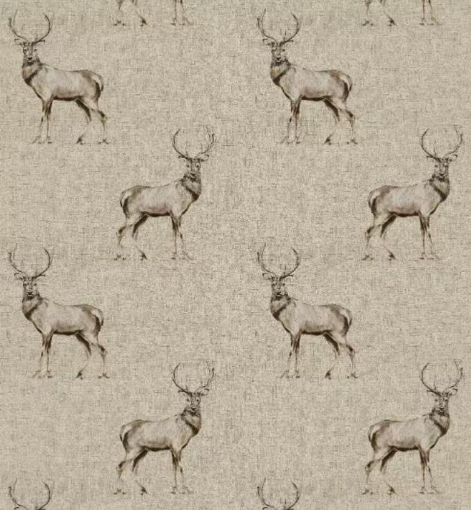 Christmas Stags Placemat , Woodlands Stags Placemats , Wildlife Cotton Placemat , Christmas Napkins Set , Table Linen Dining Table Mats