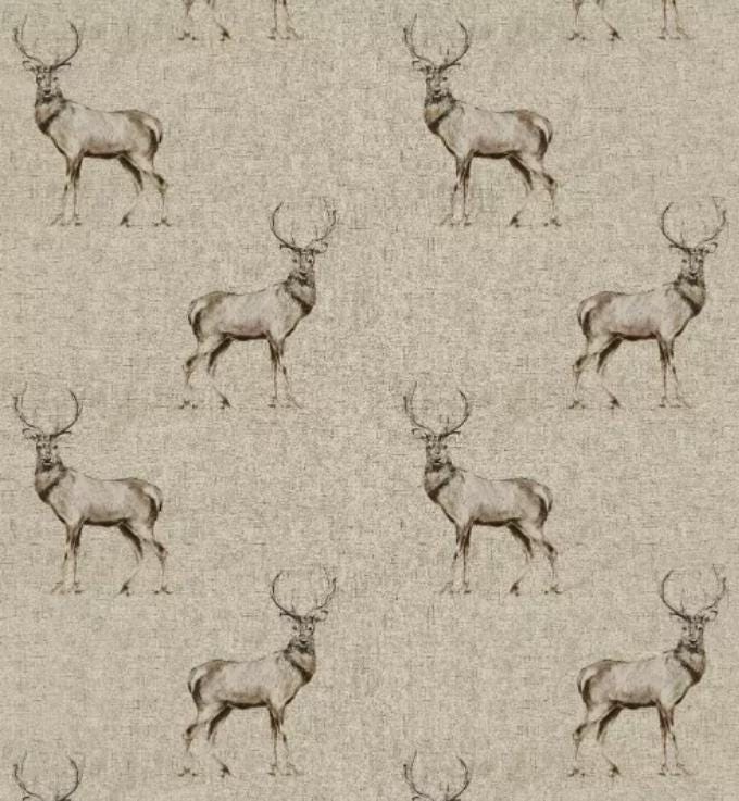 Christmas Stags Placemat , Woodlands Stags Placemats , Wildlife Cotton Placemat , Christmas Napkins Set , Table Linen Dining Table Mats