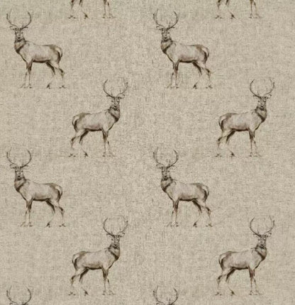 Christmas Stags Tablecloth , Glencoe Stags Tablecloth , Festive Tablecloth , Round Oval Rectangle Tablecloth , Christmas Napkins