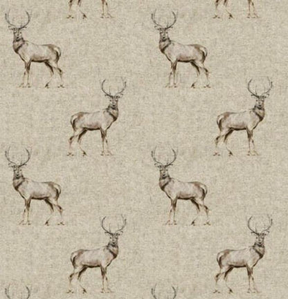 Stags Deer Tea Towel , Wildlife Woodland Christmas Cotton Kitchen Towel