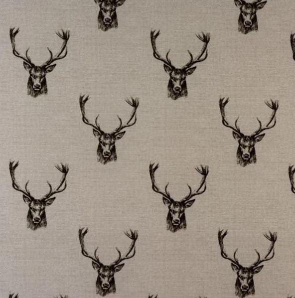 Stags Deer Tea Towel , Wildlife Woodland Christmas Cotton Kitchen Towel