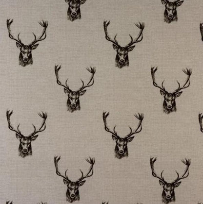 Stags Deer Tea Towel , Wildlife Woodland Christmas Cotton Kitchen Towel