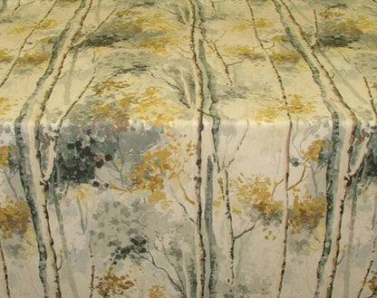 Silver Birch Trees Shadow Tablecloth , Trees Shadow Grey Tablecloth , Round Tablecloth , Square Tablecloth , Tablecloth UK