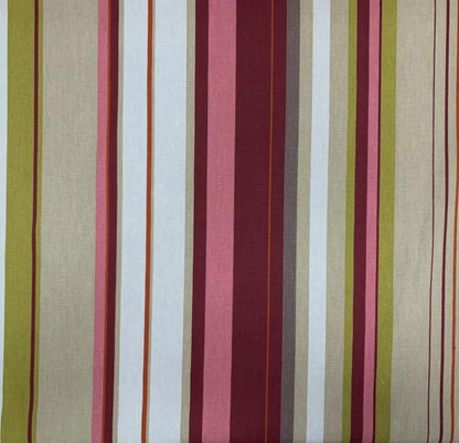 Medley Henley Peony Stripe Cushion Cover , Throw Pillow , Scatter Cushions , Cushion Cover UK