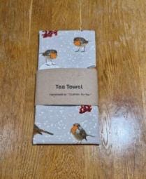 Scandi Floral Bergen Tea Towel
