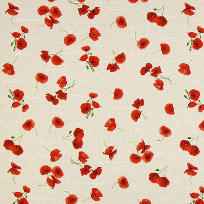 Red Poppy Tablecloth , Floral Flowers Natural Tablecloth , Round Tablecloth , Oval Tablecloth , Rectange Tablecloth