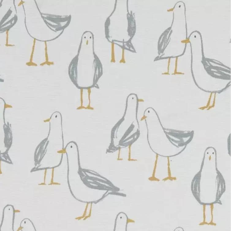 Seagull Laridae Tea Towel , Nautical Marine Seaside Tea Towel , Cotton Kitchen Towel .