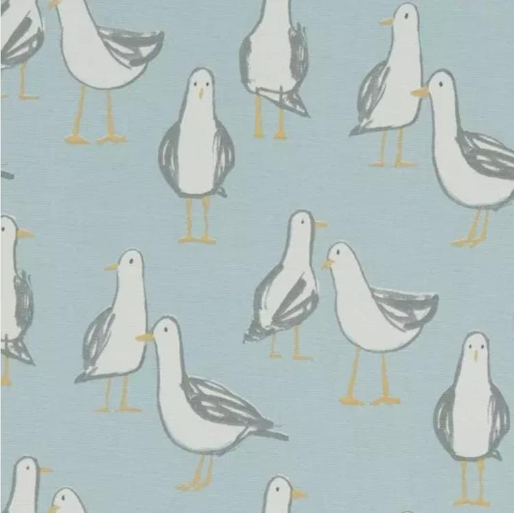 Seagull Laridae Tea Towel, Nautical Marine Seaside Cotton Kitchen Towel